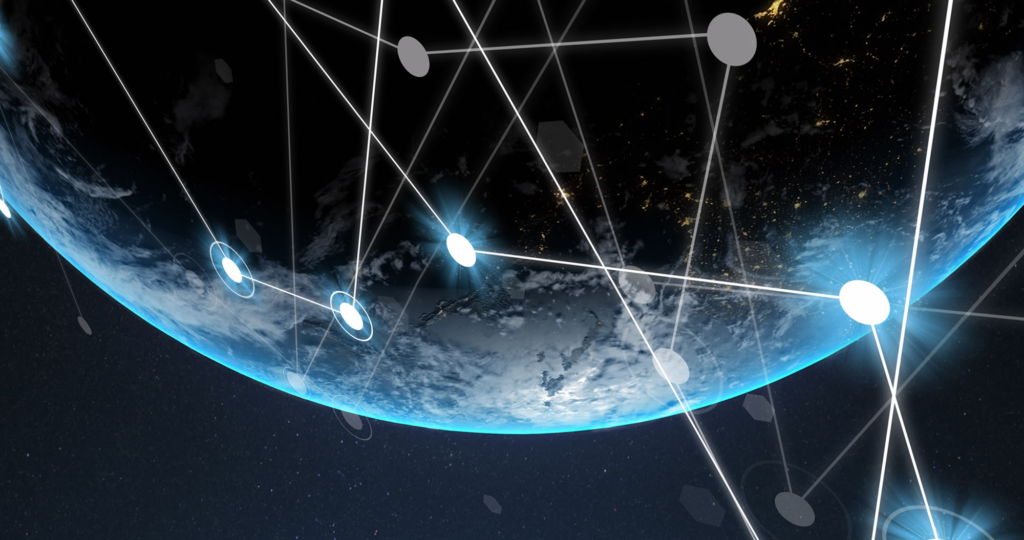 Illustration of orbit to ground connections.